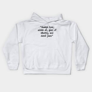 Glass of whiskey Kids Hoodie